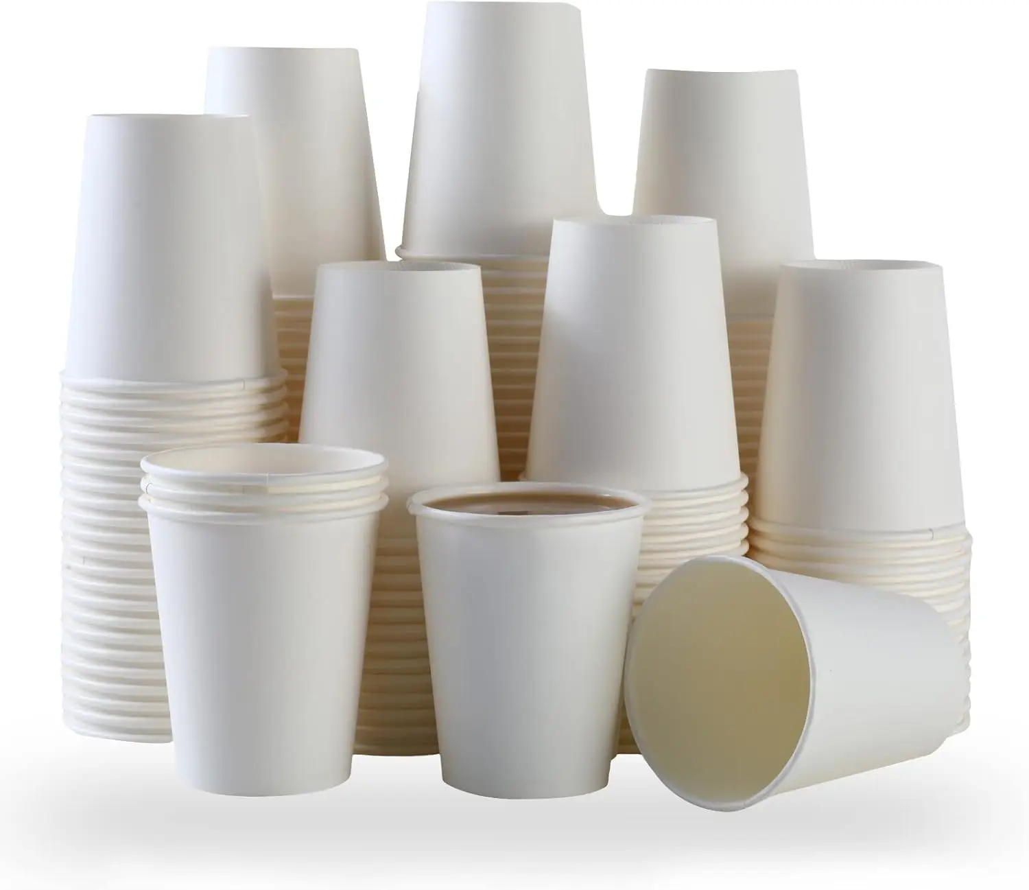 100 Pack 8 Oz Disposable Hot Coffee Cups - Bulk Paper Cups for Hot Beverages
100 Pack 8 Oz Disposable Hot Coffee Cups - Bulk Paper Cups for Hot Beverages