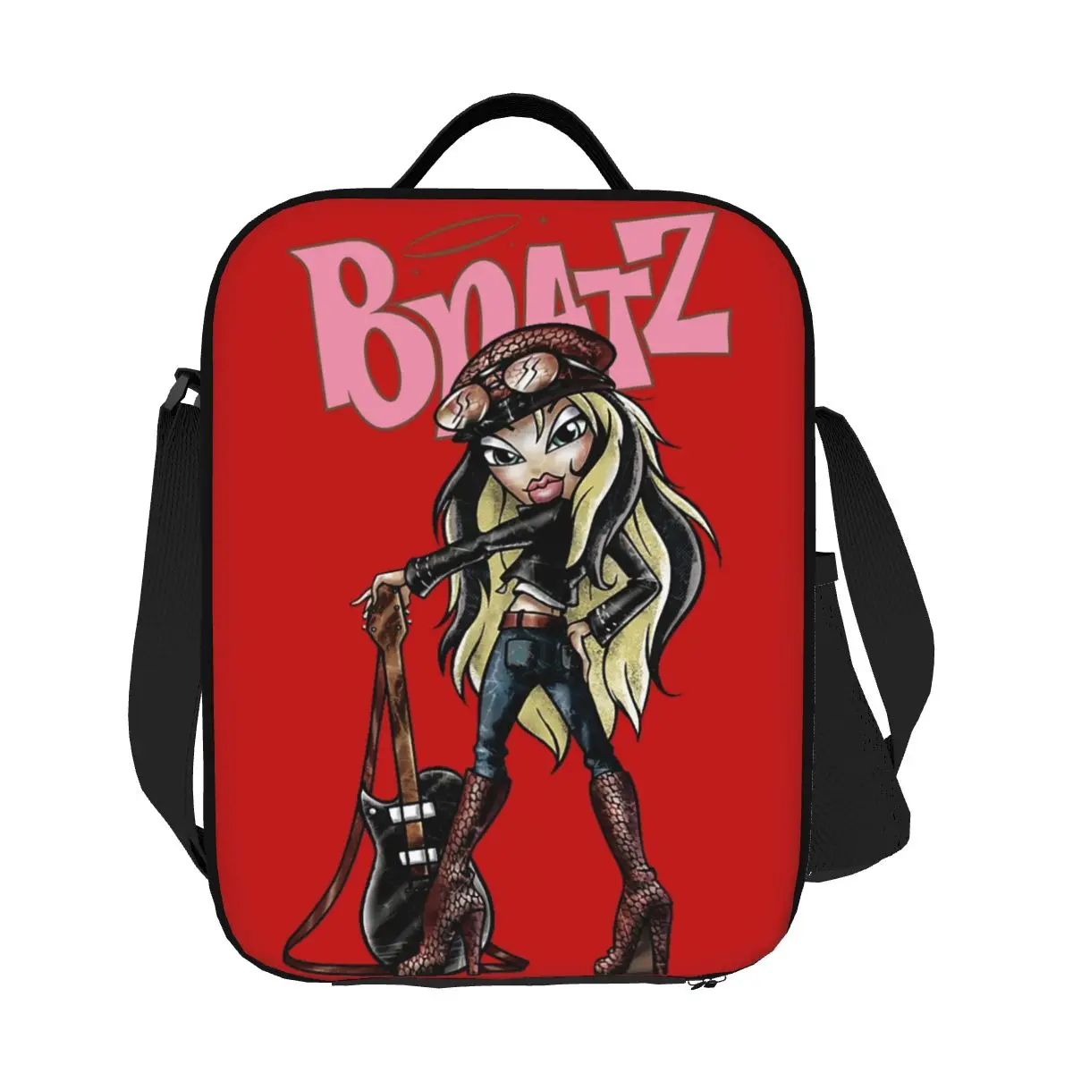 Пользовательские Bratz Rock Angelz изолированные сумки для обеда для школы, офиса, мультяшная анимация, портативный холодильник, термобокс для обеда для женщин и детей
Пользовательские Bratz Rock Angelz изолированные сумки для обеда для школы, офиса, мультяшная анимация, портативный холодильник, термобокс для обеда для женщин и детей