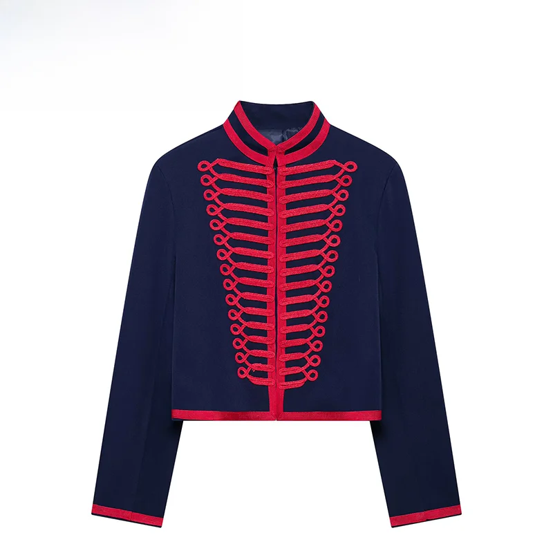 Fashionable Summer New Arrival Women's Short Jacket Coat Stand Collar Embellished Versatile Stylish ZR Women's Outerwear
Fashionable Summer New Arrival Women's Short Jacket Coat Stand Collar Embellished Versatile Stylish ZR Women's Outerwear
