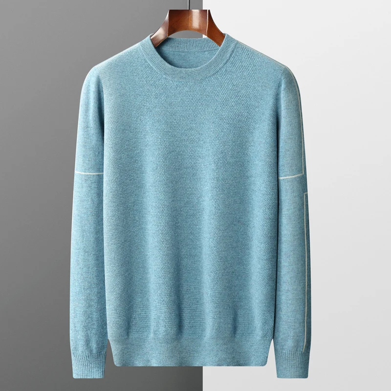 Men's Cashmere Sweater New Round Neck 100% Merino Wool Top Casual Large Size Men's Jacket
Men's Cashmere Sweater New Round Neck 100% Merino Wool Top Casual Large Size Men's Jacket