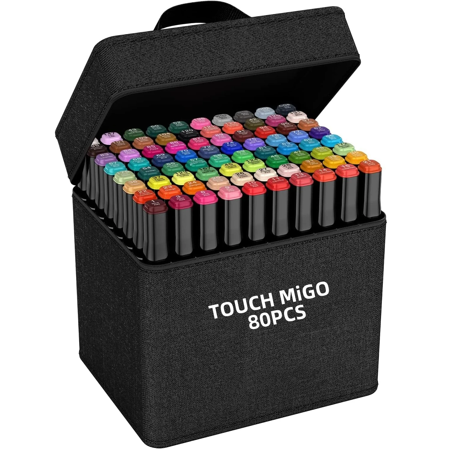 24-80 Colors Marker Pen Set Alcohol Oily Art Markers Refillable Double Tips For Sketching Drawing Manga School Art Supplies
24-80 Colors Marker Pen Set Alcohol Oily Art Markers Refillable Double Tips For Sketching Drawing Manga School Art Supplies