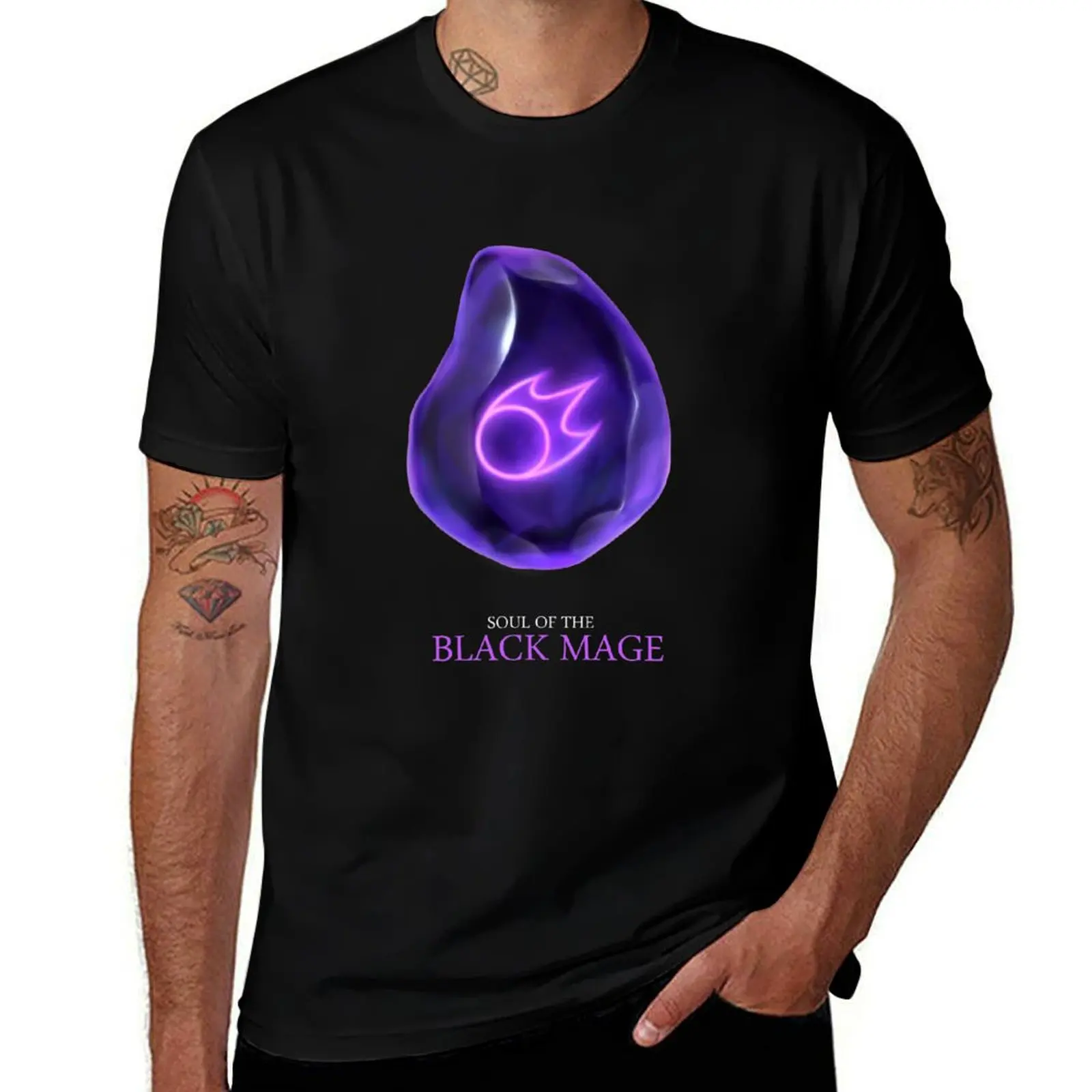 Soul of the Black Mage -black T-Shirt sports fans blue lock black t-shirts for men
Soul of the Black Mage -black T-Shirt sports fans blue lock black t-shirts for men
