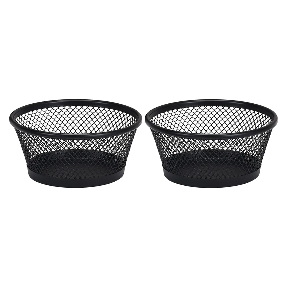 2pcs Clip Holder Black Mesh Container for Desk Office Item Storage Paper Clip Holder Bin Organizer Cup Stationery Supply
2pcs Clip Holder Black Mesh Container for Desk Office Item Storage Paper Clip Holder Bin Organizer Cup Stationery Supply