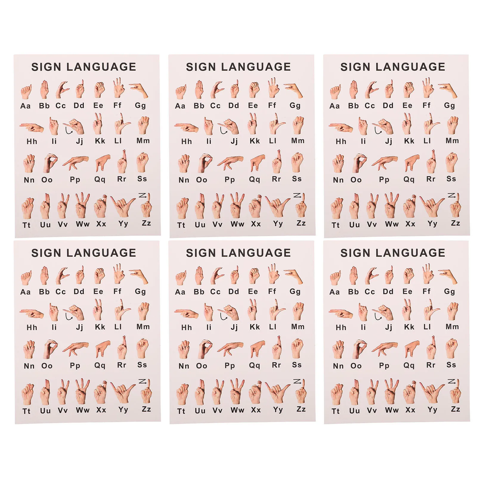 6Pcs Sign Language Posters Ideal for Classroom Homeschool Preschool Education Decor Sign Language Poster Learning Posters
6Pcs Sign Language Posters Ideal for Classroom Homeschool Preschool Education Decor Sign Language Poster Learning Posters
