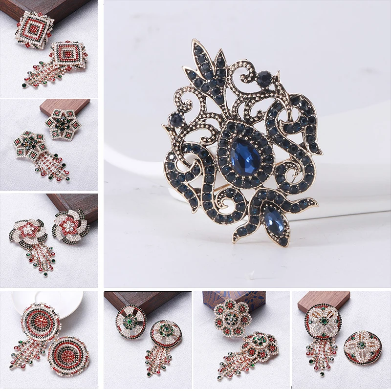 OKILY Retro Zinc Alloy Beauty Brooch Pin for Women Trend Rhinestone Tassel Geometric Pin and Brooches Woman Accessories Jewelry
OKILY Retro Zinc Alloy Beauty Brooch Pin for Women Trend Rhinestone Tassel Geometric Pin and Brooches Woman Accessories Jewelry