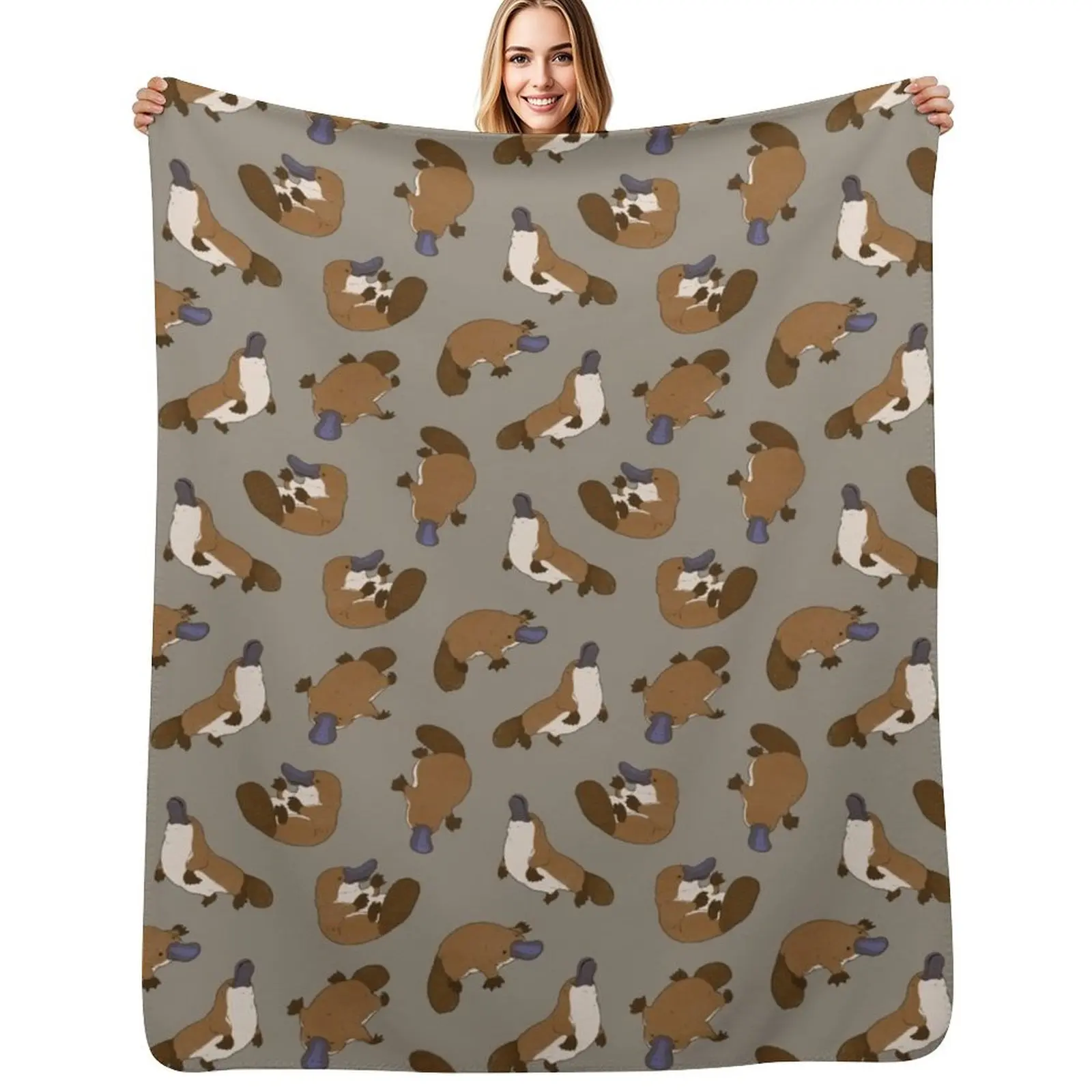 All-Over Adorable Platypus Print Throw Blanket Luxurious Soft Fuzzy Blanket for Sofa Bed
All-Over Adorable Platypus Print Throw Blanket Luxurious Soft Fuzzy Blanket for Sofa Bed
