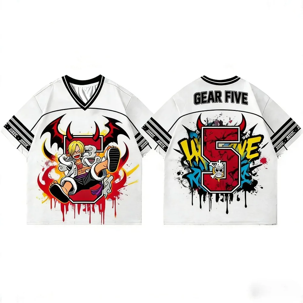 2026 Summer One Piece Luffy Jersey Men's Cotton Casual Fashion Breathable T-shirt Women 3D Print Loose Sports Short Sleeve
2026 Summer One Piece Luffy Jersey Men's Cotton Casual Fashion Breathable T-shirt Women 3D Print Loose Sports Short Sleeve