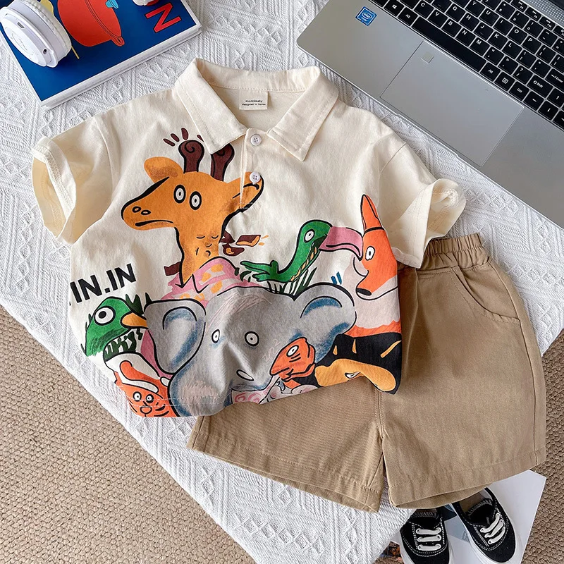 IENENS Baby Clothing Sets Short Sleeve Polo-shirt + Shorts Outfits Kids Cartoon Suits Toddler Infant Boys Casual Summer Clothes
IENENS Baby Clothing Sets Short Sleeve Polo-shirt + Shorts Outfits Kids Cartoon Suits Toddler Infant Boys Casual Summer Clothes