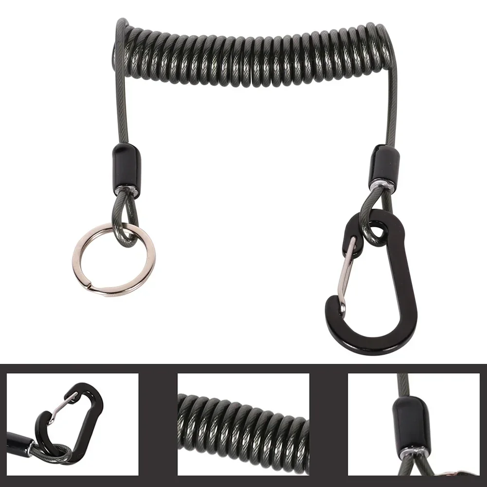 Fishing Missed Rope Anti-Lost Spiral Spring Lure Pliers Lanyard Wire Spring Rope Key Lanyard Lockable Metal Key Cord NEW
Fishing Missed Rope Anti-Lost Spiral Spring Lure Pliers Lanyard Wire Spring Rope Key Lanyard Lockable Metal Key Cord NEW