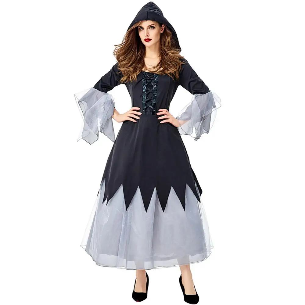 New Witch Costume Halloween Carnival Party Fancy Witch Stage Performance Cosplay Female Mage Costume
New Witch Costume Halloween Carnival Party Fancy Witch Stage Performance Cosplay Female Mage Costume