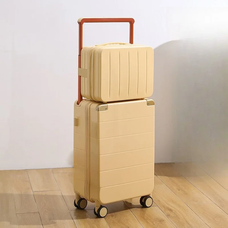 Wide trolley suitcase, multi function suitcase, password, boarding travel
Wide trolley suitcase, multi function suitcase, password, boarding travel
