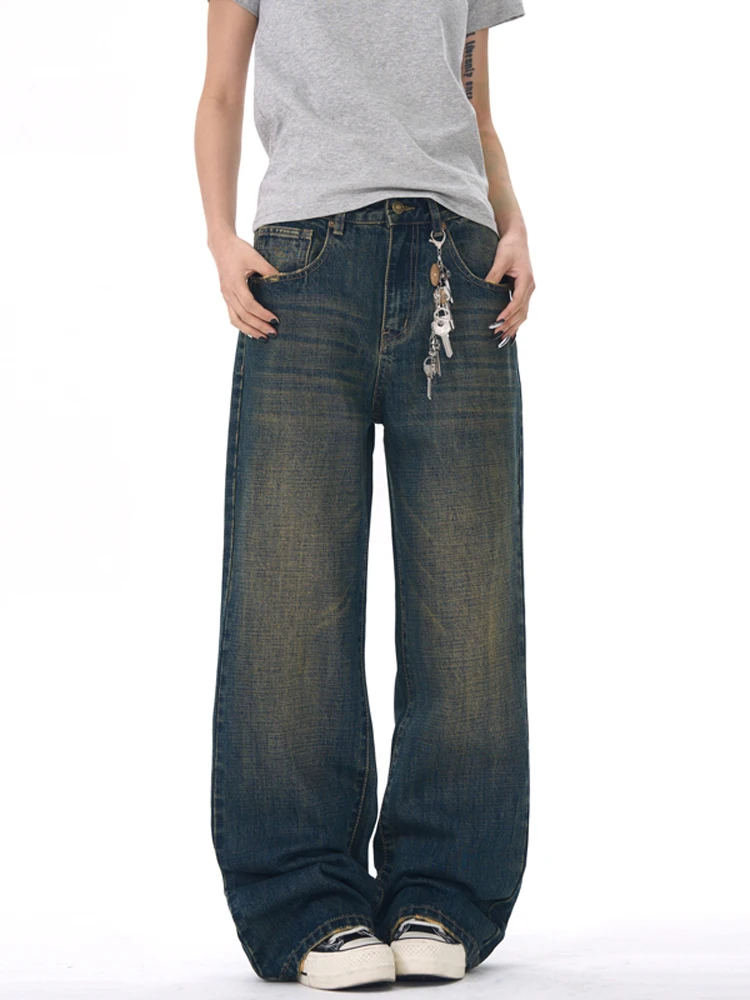 Yeboun винтажные прямые джинсы мужские свободные широкие брюки джинсовые джинсы с высокой талией и повседневная мода в стиле ретро
Yeboun винтажные прямые джинсы мужские свободные широкие брюки джинсовые джинсы с высокой талией и повседневная мода в стиле ретро