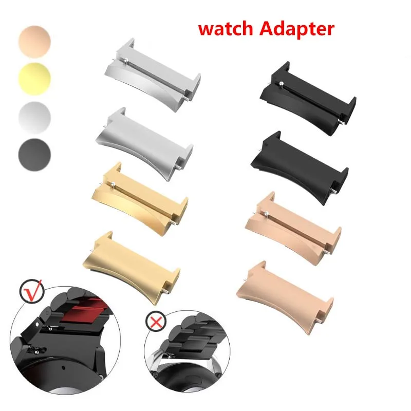 Metal Connector for Samsung Galaxy Watch 5/pro/4 40mm 44mm Stainless Steel Adapter Galaxy Watch 4 Classic 42mm 46mm accessories
Metal Connector for Samsung Galaxy Watch 5/pro/4 40mm 44mm Stainless Steel Adapter Galaxy Watch 4 Classic 42mm 46mm accessories