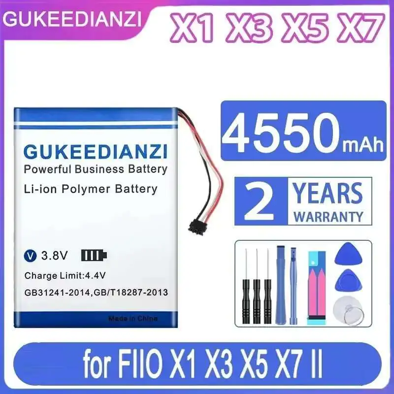 4550mAh Music Player Battery for FIIO X1 2nd X3 X5 X7 1st 2nd Speaker Music Player
4550mAh Music Player Battery for FIIO X1 2nd X3 X5 X7 1st 2nd Speaker Music Player