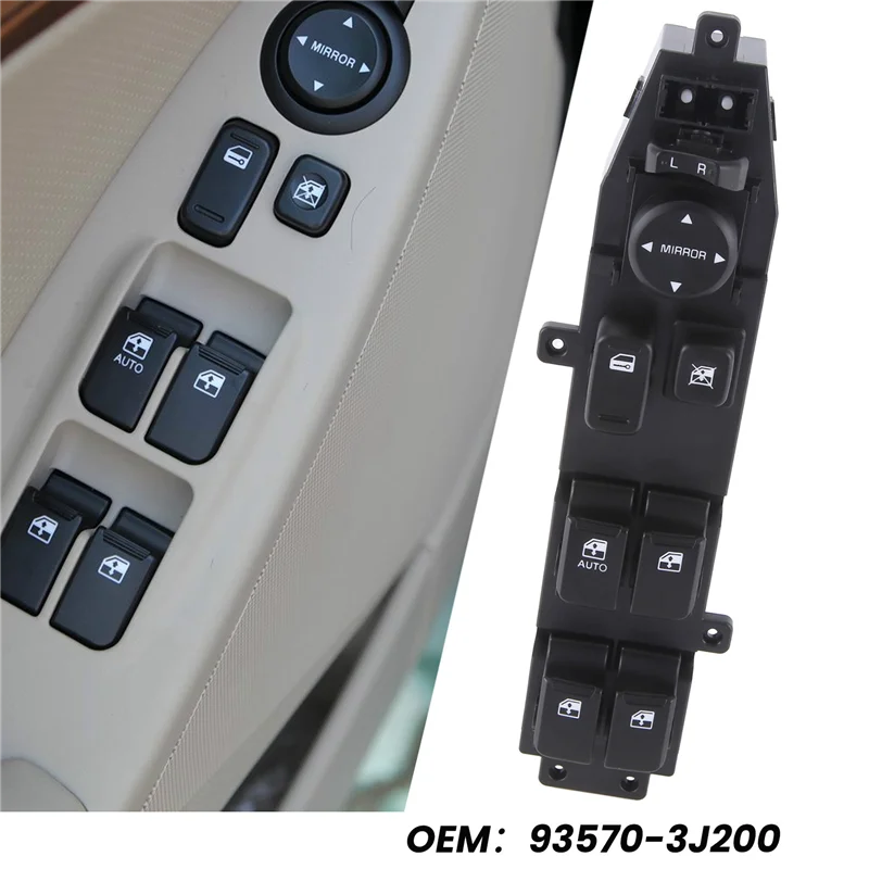 A80X-93570-3J000 Car Driver Side Left Master Power Window Switch For Hyundai Veracruz 2007-2012 Parts
A80X-93570-3J000 Car Driver Side Left Master Power Window Switch For Hyundai Veracruz 2007-2012 Parts