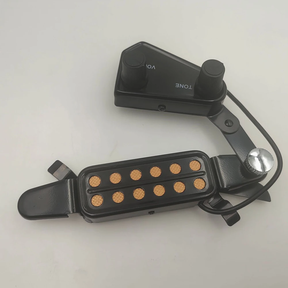 Magnetic Acoustic Guitar Sound Hole Pickup with Adjustable Tone Settings Designed for Various Guitar Models from 38 to 41
Magnetic Acoustic Guitar Sound Hole Pickup with Adjustable Tone Settings Designed for Various Guitar Models from 38 to 41