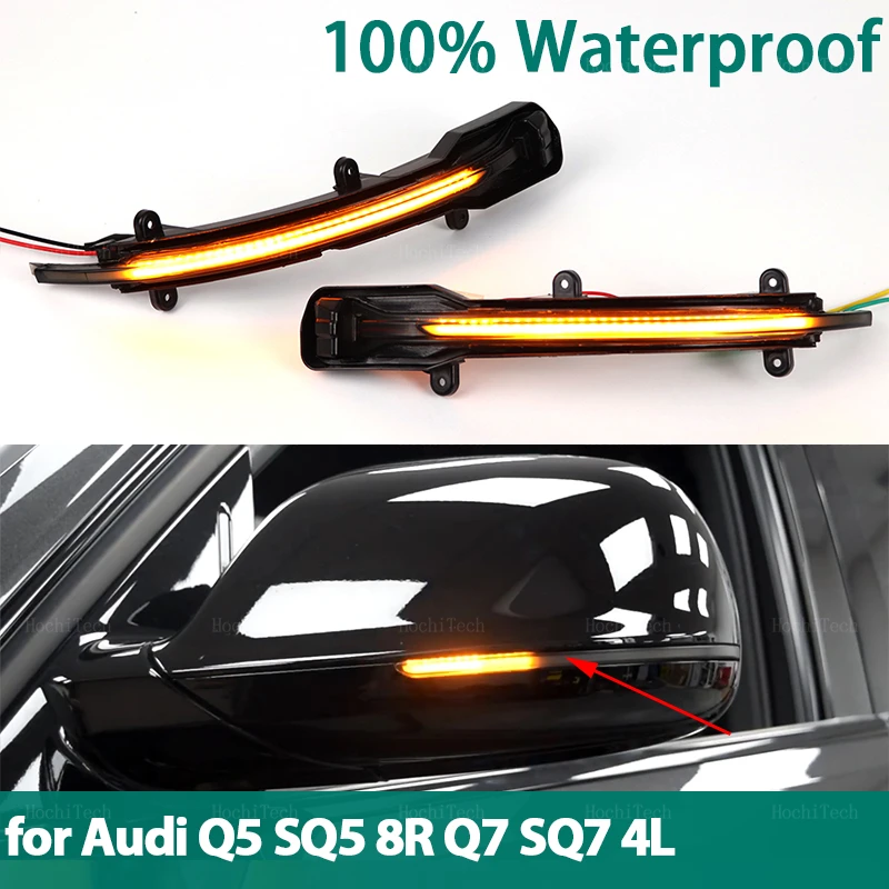 Dynamic Blinker Turn Signal Light Side Mirror Indicator LED Flashing Light for Audi Q5 SQ5 8R 2008-17 Q7 SQ7 4L facelift 2010-15
Dynamic Blinker Turn Signal Light Side Mirror Indicator LED Flashing Light for Audi Q5 SQ5 8R 2008-17 Q7 SQ7 4L facelift 2010-15