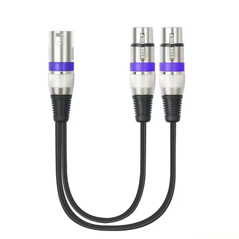 E56B Balanced Microphone Audios Adapter Cable 1 Male to 2 Female for Speakers 3Pin Male to Double Female Audios Cable
E56B Balanced Microphone Audios Adapter Cable 1 Male to 2 Female for Speakers 3Pin Male to Double Female Audios Cable