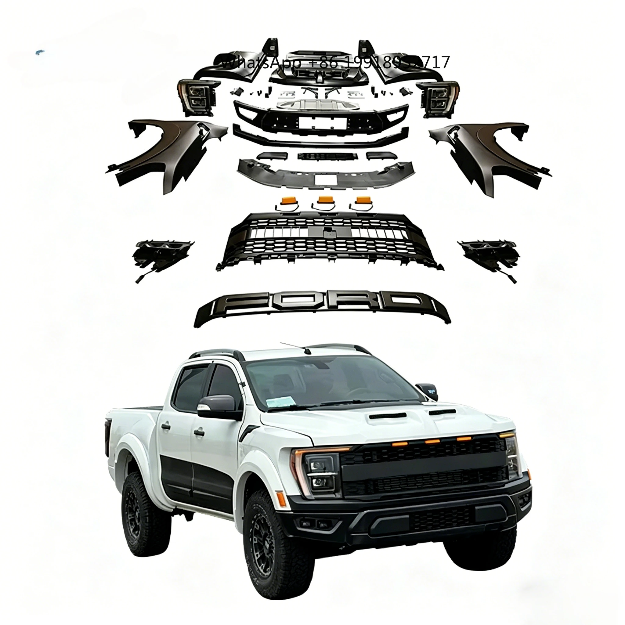 HIGH QUALITY PICKUP BODY PARTS TRUCK BODY KIT for RANGER T6 T7 T8 UPGRADE to 2022 F150 RAPTOR a TYPE JJ601
HIGH QUALITY PICKUP BODY PARTS TRUCK BODY KIT for RANGER T6 T7 T8 UPGRADE to 2022 F150 RAPTOR a TYPE JJ601