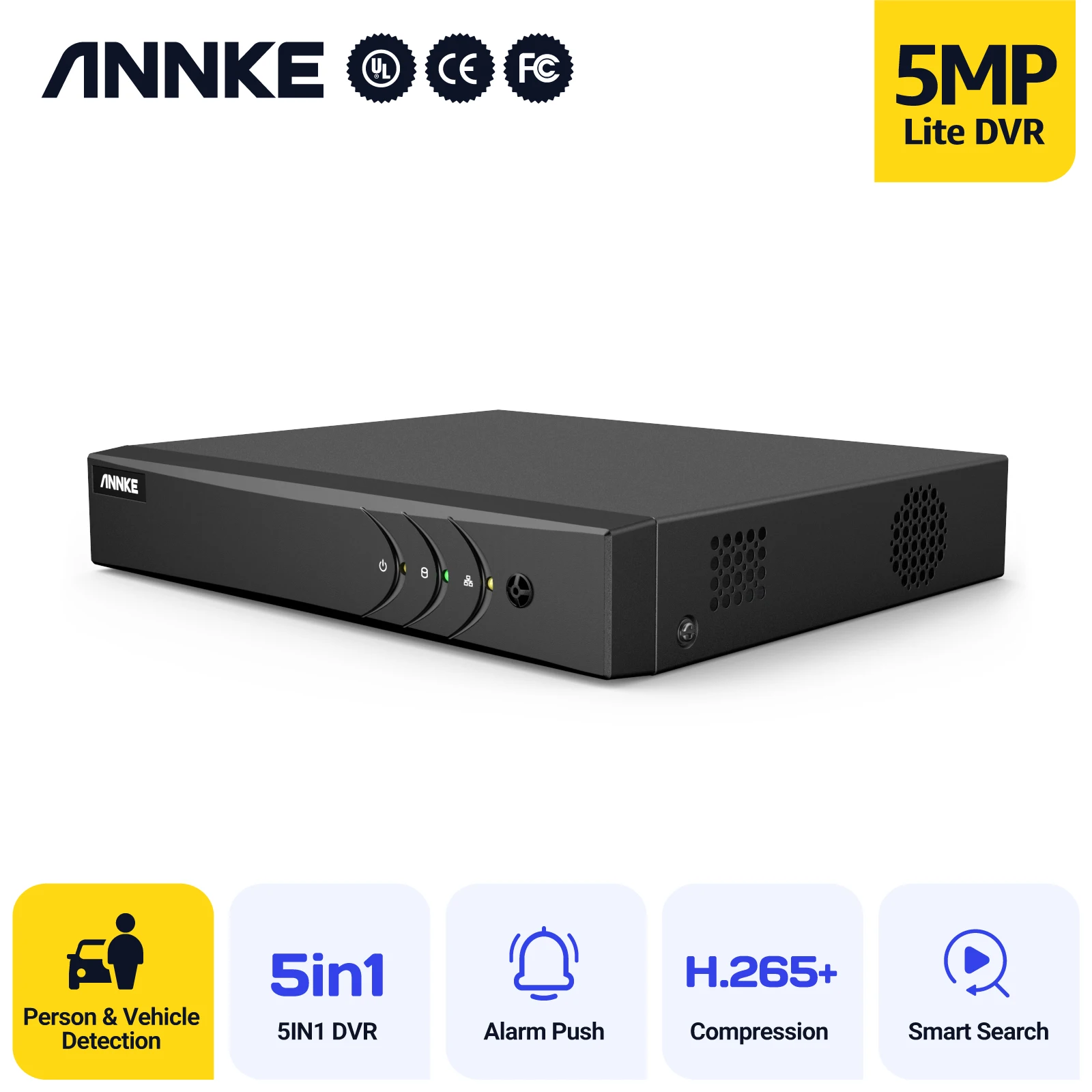 ANNKE 8CH 3MP 5in1 HD TVI CVI AHD IP безопасности DVR рекордер H.265 цифровой видео рекордер с умным воспроизведением обнаружения движения
ANNKE 8CH 3MP 5in1 HD TVI CVI AHD IP безопасности DVR рекордер H.265 цифровой видео рекордер с умным воспроизведением обнаружения движения
