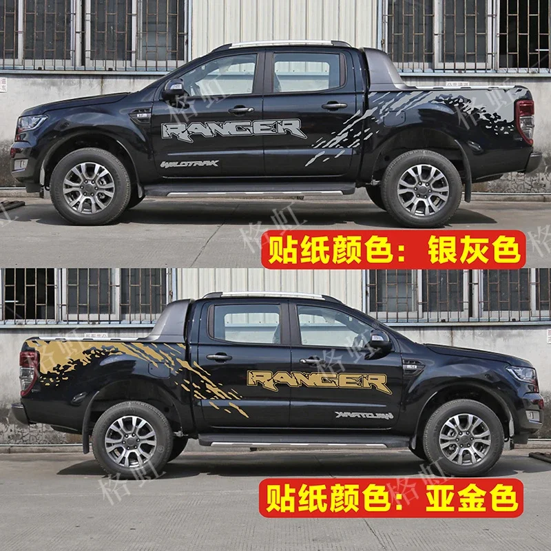 Автомобильная виниловая наклейка для пикапа Ford Ranger, украшение кузова, модные внедорожные наклейки на заказ, декор, автоаксессуары
Автомобильная виниловая наклейка для пикапа Ford Ranger, украшение кузова, модные внедорожные наклейки на заказ, декор, автоаксессуары