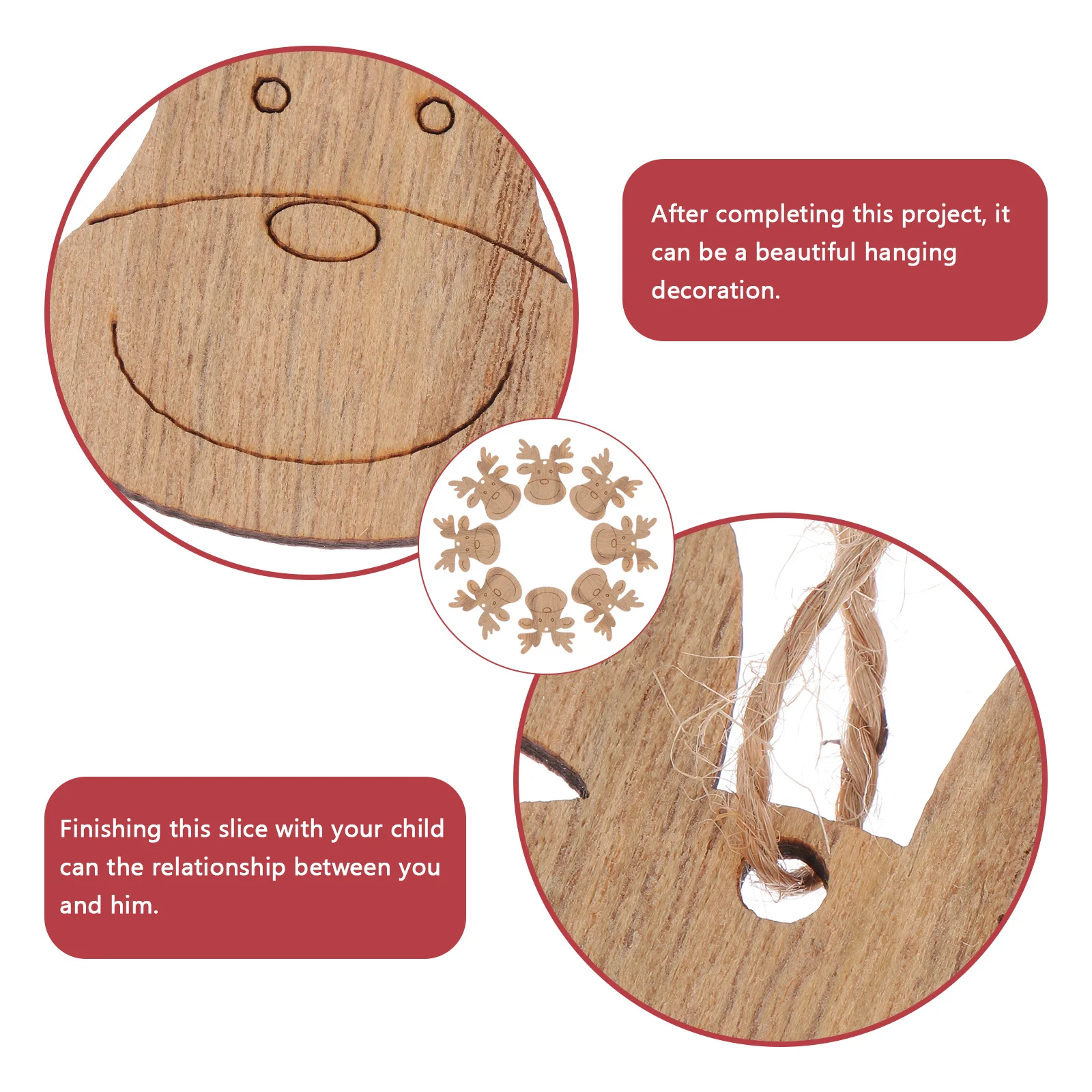 Creative DIY Wooden Elk Cutouts Unfinished Wood Chips for Graffiti Craft Painting Christmas Xmas Wood Art Decorations
Creative DIY Wooden Elk Cutouts Unfinished Wood Chips for Graffiti Craft Painting Christmas Xmas Wood Art Decorations