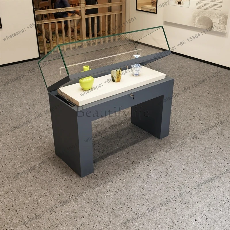 Glass Display Cabinet for Party Building Cultural Center and Museum Metal Display Counter
Glass Display Cabinet for Party Building Cultural Center and Museum Metal Display Counter