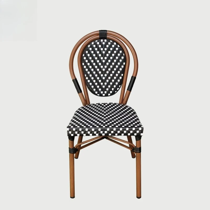 French retro dining chair PE rattan chair aluminum alloy waterproof outdoor restaurant table and chairs
French retro dining chair PE rattan chair aluminum alloy waterproof outdoor restaurant table and chairs