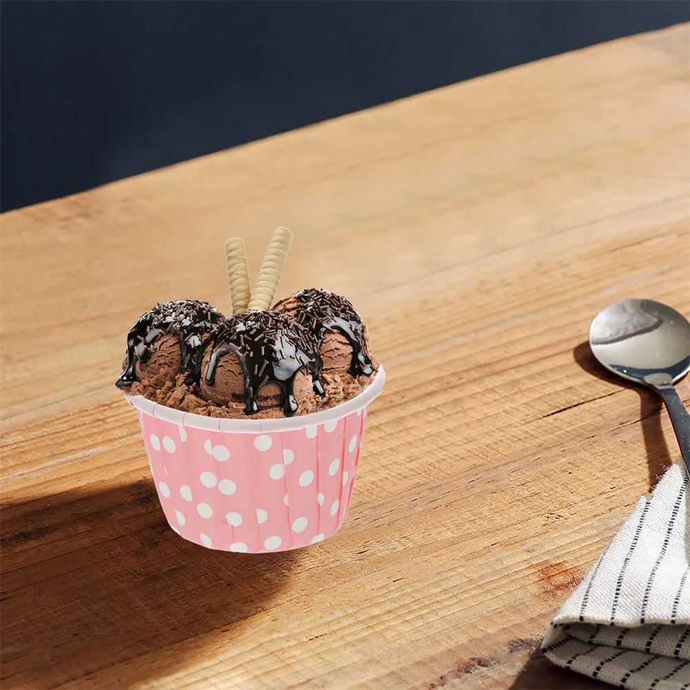 100pcs Ice Cream Cups Disposable Pudding Packaging Dessert Server Party Bowl Yogurt Holder Simple Practical For Jelly Ice Cream
100pcs Ice Cream Cups Disposable Pudding Packaging Dessert Server Party Bowl Yogurt Holder Simple Practical For Jelly Ice Cream