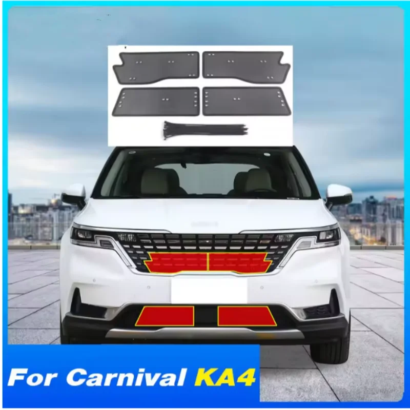 For Kia Carnival Sedona KA4 2021-2024 Grille Water tank insect proof net Invisible protective cover exterior modification
For Kia Carnival Sedona KA4 2021-2024 Grille Water tank insect proof net Invisible protective cover exterior modification