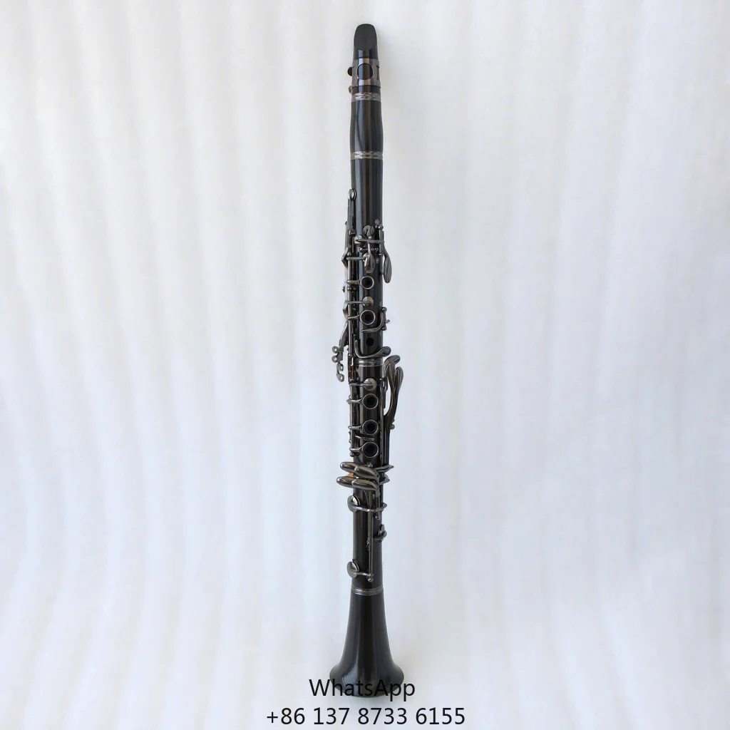 Clarinet Glossy Body Black Nickel Plated Keys High-End Bakelite BB Tone 17/18-Key Clarinet Adult Beginner Performance Clarinet
Clarinet Glossy Body Black Nickel Plated Keys High-End Bakelite BB Tone 17/18-Key Clarinet Adult Beginner Performance Clarinet