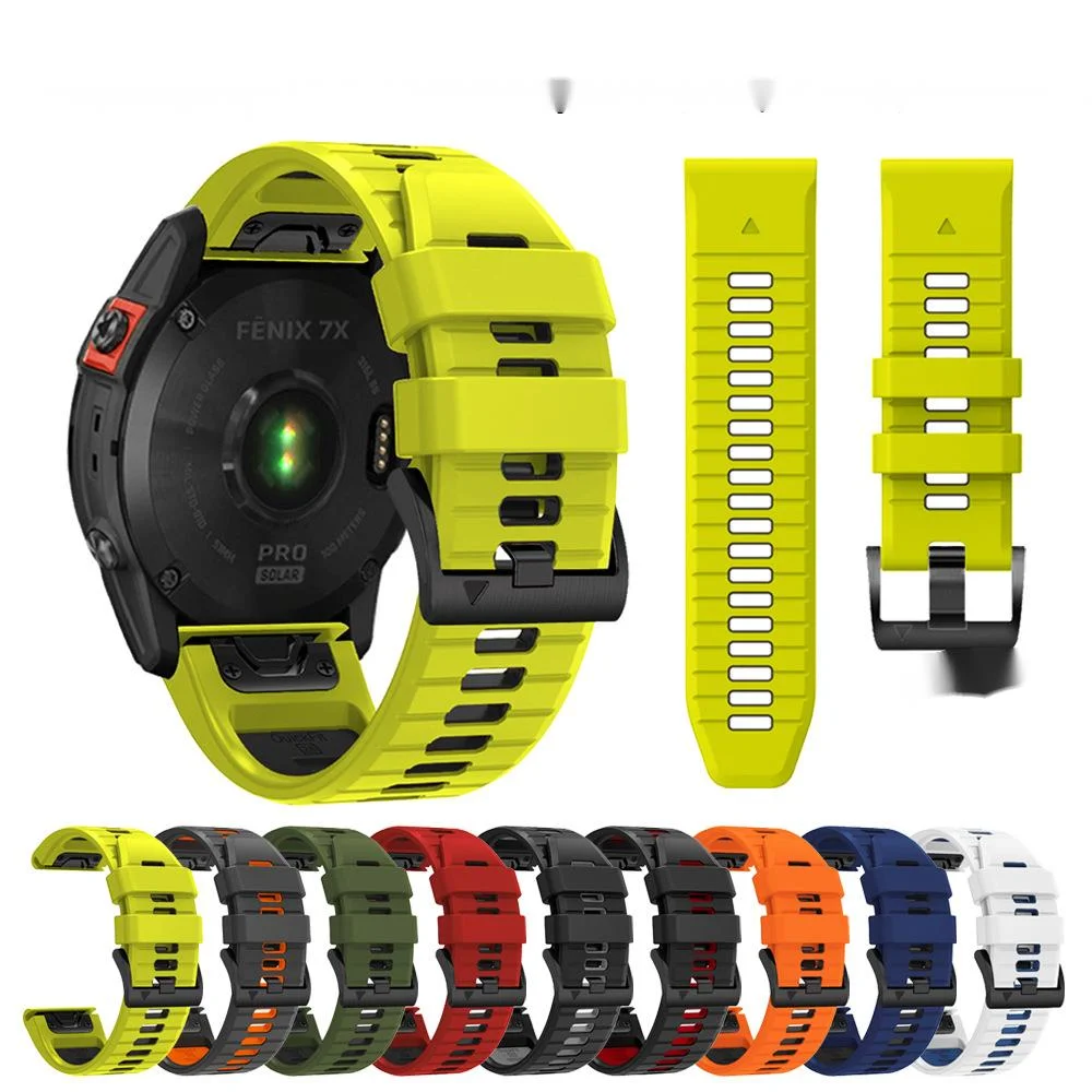 Браслет Силиконовый QuickFit 22/26 м для Garmin Epix Pro Gen 2/47/51 мм/Fenix 7X/7 Pro/Quatix 6/6X/5X
Браслет Силиконовый QuickFit 22/26 м для Garmin Epix Pro Gen 2/47/51 мм/Fenix 7X/7 Pro/Quatix 6/6X/5X