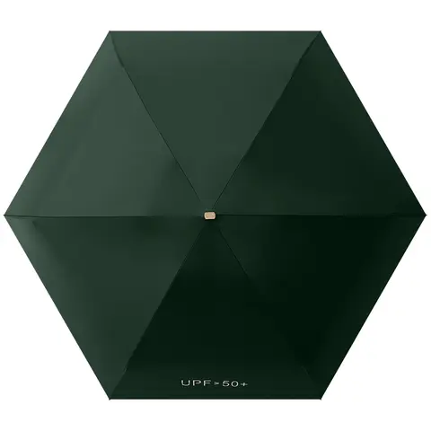 55% de descuento Mini sombrilla de bolsillo pequeño paraguas de lluvia vinilo plegable protección ultravioleta UV parasol de bolsillo cápsula