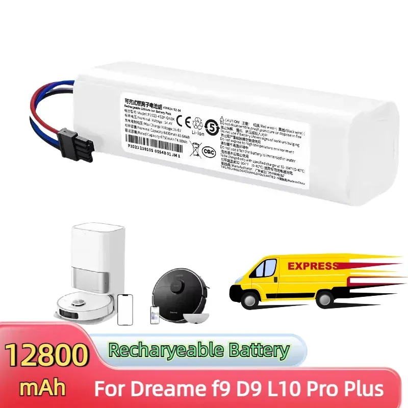 Original Replacement P2008-4S2P-MMBK Battery For Dreame F9 D9 L10 Pro Plus RLS3 RLS5 RLS5L RLS5D Accessories Parts
Original Replacement P2008-4S2P-MMBK Battery For Dreame F9 D9 L10 Pro Plus RLS3 RLS5 RLS5L RLS5D Accessories Parts