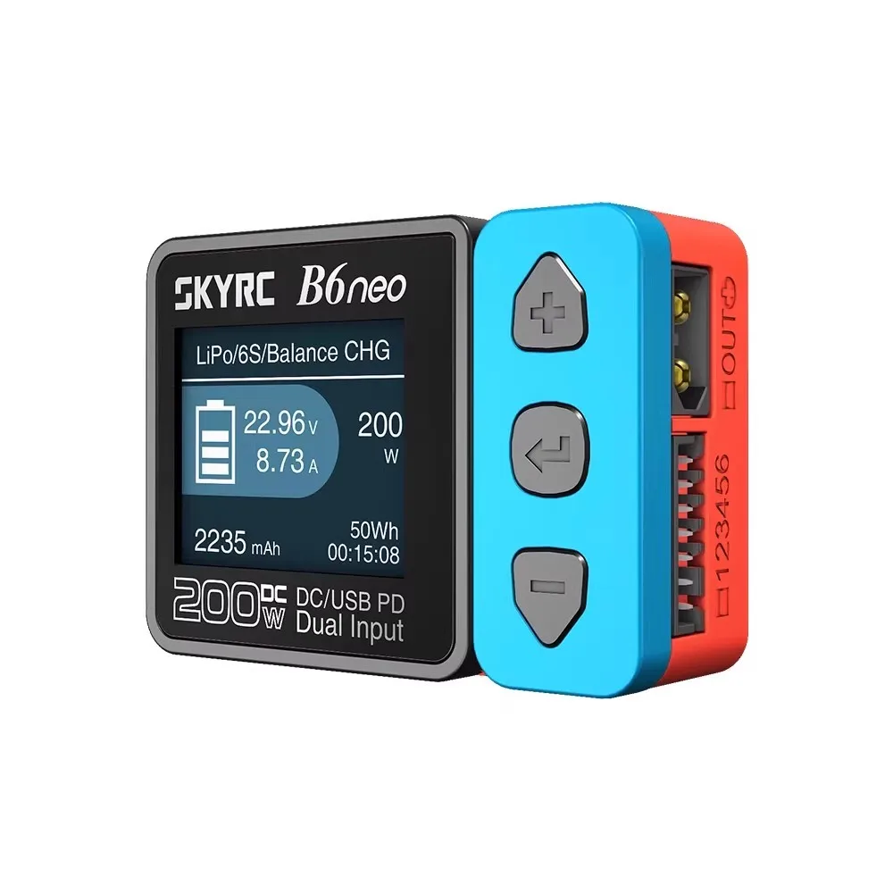 SKYRC B6neo Cow B6 DC200W PD80W Intelligent Balanced Charger Power Level Detection
SKYRC B6neo Cow B6 DC200W PD80W Intelligent Balanced Charger Power Level Detection