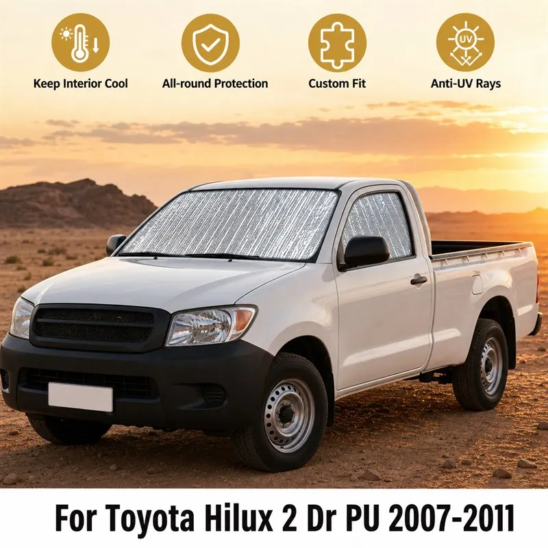 For Toyota Hilux 2 Dr PU 2007-2011 Full Set Car Window Sunshades UV Block Privacy Heat Insulated Foldable Car Curtain
For Toyota Hilux 2 Dr PU 2007-2011 Full Set Car Window Sunshades UV Block Privacy Heat Insulated Foldable Car Curtain
