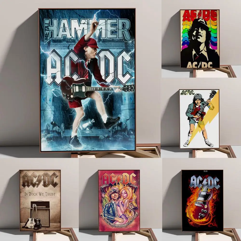 ACDC Poster Prints Oil Painting Mural Living Room Home Decoration Party Evening Cover
ACDC Poster Prints Oil Painting Mural Living Room Home Decoration Party Evening Cover
