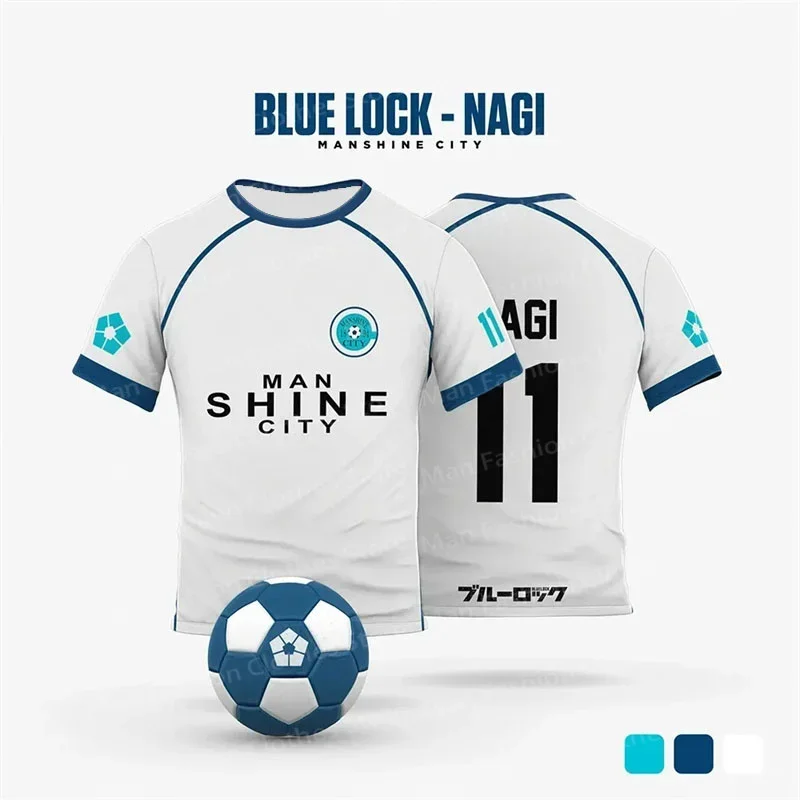 Blue Lock White Cartoon Animation 3D Printing Plus Size Men's T-shirt Cosplay Sports Quick Drying Breathable Football Jersey
Blue Lock White Cartoon Animation 3D Printing Plus Size Men's T-shirt Cosplay Sports Quick Drying Breathable Football Jersey