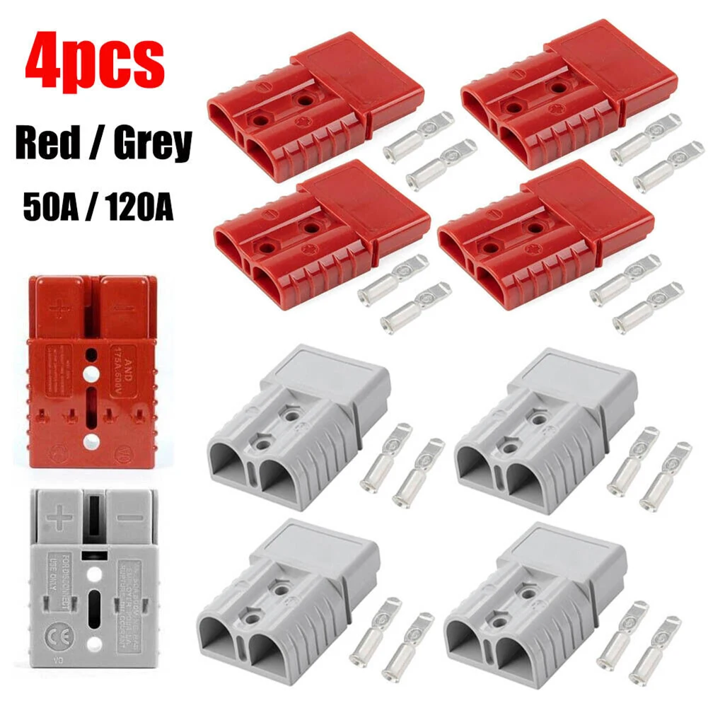 50A Connector For Anderson Style Plug Connectors DC Power Solar Caravan Motorcycle Socket Battery Charging Adapter Accessories
50A Connector For Anderson Style Plug Connectors DC Power Solar Caravan Motorcycle Socket Battery Charging Adapter Accessories