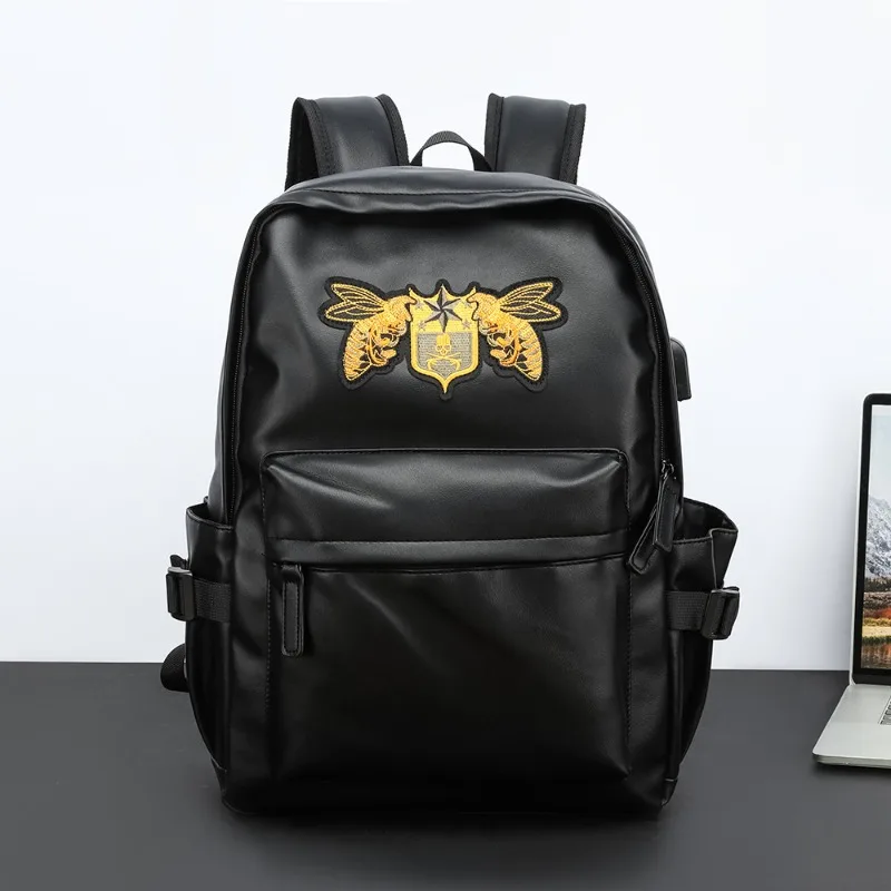 Fashion Men Backpack Bee Embroidery Backpacks Male Travel Bags with USB Interface Anti-theft Men's Backpacks 15 Inch Laptop Bag
Fashion Men Backpack Bee Embroidery Backpacks Male Travel Bags with USB Interface Anti-theft Men's Backpacks 15 Inch Laptop Bag