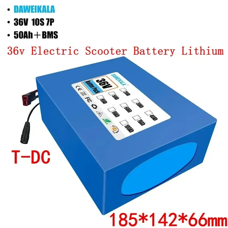 For 36V 10S7P 50000mAh 36v Electric Scooter Battery Lithium Electric Scooter 1000W Electric ScooterBattery
For 36V 10S7P 50000mAh 36v Electric Scooter Battery Lithium Electric Scooter 1000W Electric ScooterBattery