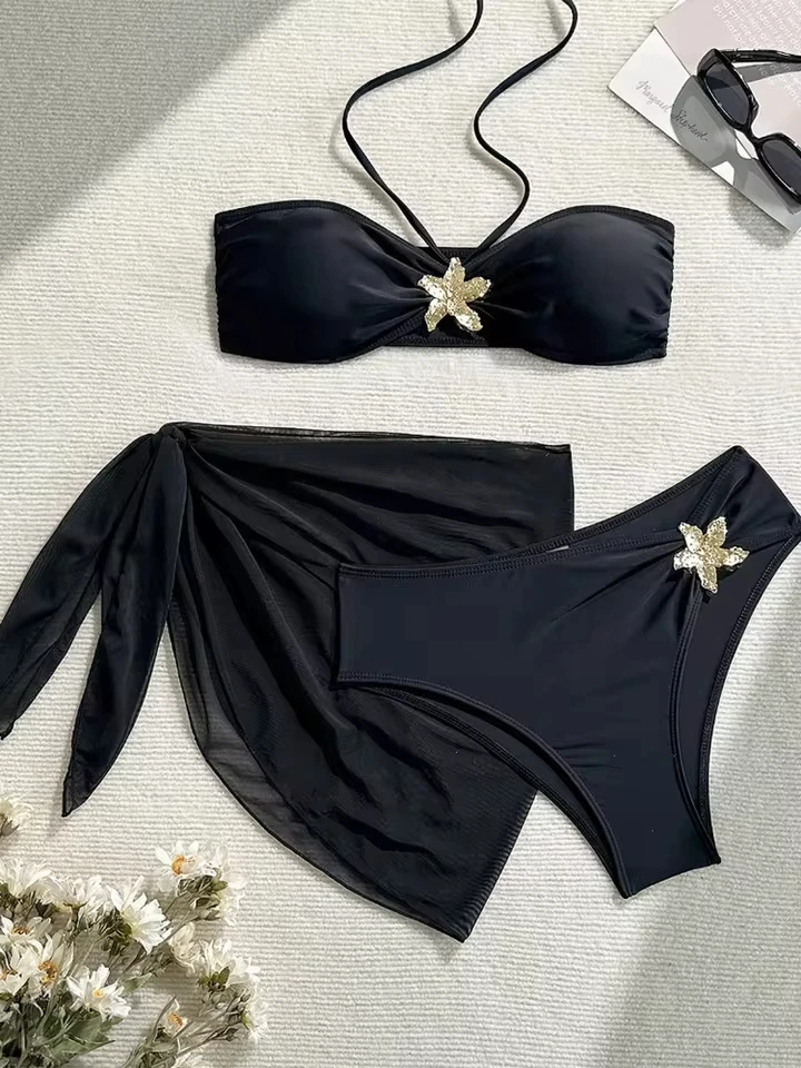 Vzvn Sexy Solid Strapless Bikinis Women Split Swimsuit Beach Vacation Bikini 2026 All Season Backless Bikinis Mesh 3 Piece Set
Vzvn Sexy Solid Strapless Bikinis Women Split Swimsuit Beach Vacation Bikini 2026 All Season Backless Bikinis Mesh 3 Piece Set