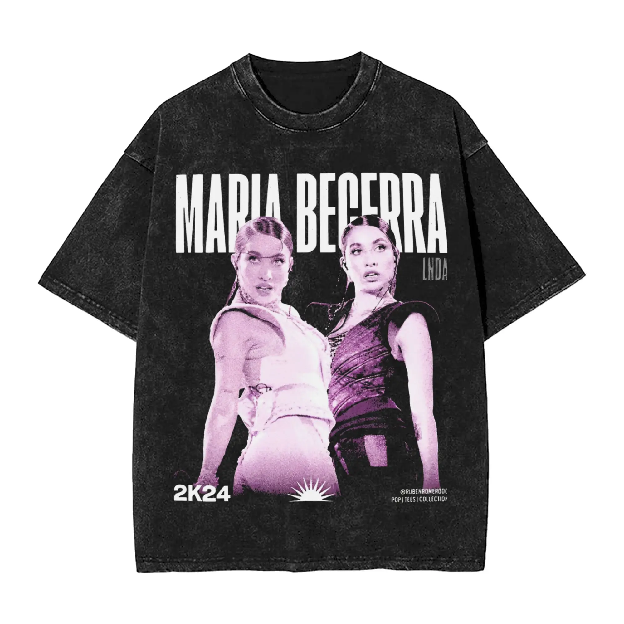 Maria Becerra La Nena Tour Washed T Shirts Streetwear Hip Hop Novelty T-Shirts Tee Shirt Men Women Short Sleeve Harajuku
Maria Becerra La Nena Tour Washed T Shirts Streetwear Hip Hop Novelty T-Shirts Tee Shirt Men Women Short Sleeve Harajuku