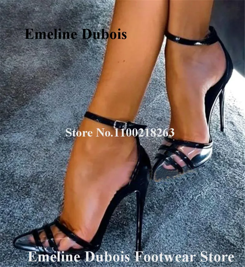 Black Patchwork PVC Pumps Emeline Dubois Pointed Toe Clear Transparent Stiletto Heel Dress Shoes Fashion Club Heels Big Size
Black Patchwork PVC Pumps Emeline Dubois Pointed Toe Clear Transparent Stiletto Heel Dress Shoes Fashion Club Heels Big Size