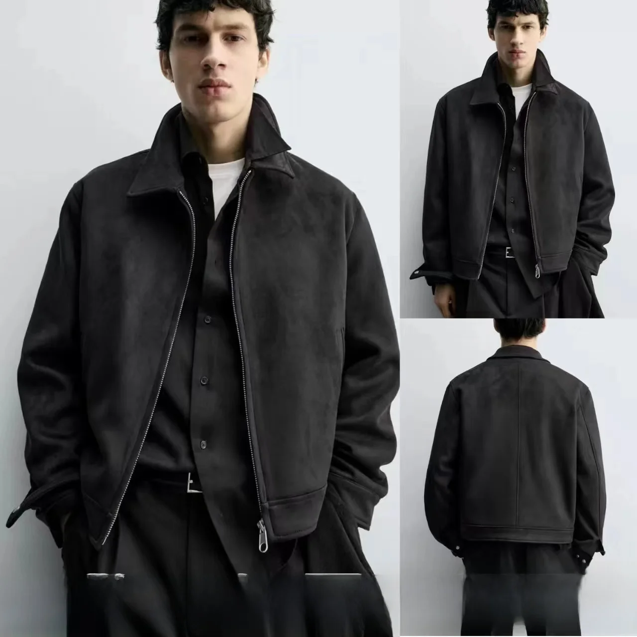 Новая мужская повседневная замшевая куртка Jaet, тонкая верхняя одежда прямого кроя, удобная мягкая ткань, застежка-молния, длинная све, молодежная мода
Новая мужская повседневная замшевая куртка Jaet, тонкая верхняя одежда прямого кроя, удобная мягкая ткань, застежка-молния, длинная све, молодежная мода