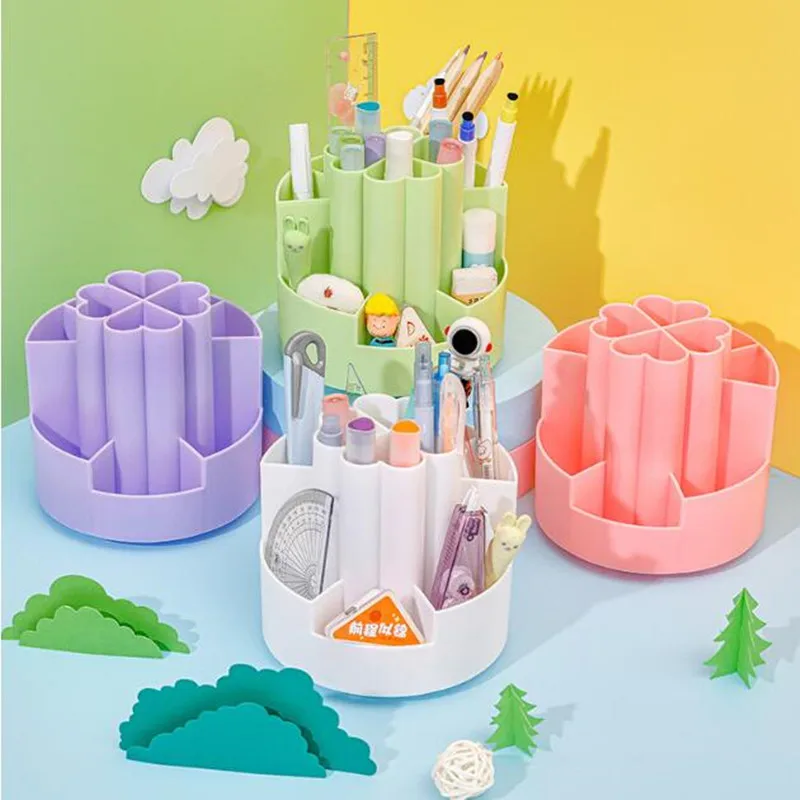 4 pcs/lot Creative Four-leaf Clover Pen Holder Cute Multifunctional Storage Box Stationery Pouch School Office Supplies Kids
4 pcs/lot Creative Four-leaf Clover Pen Holder Cute Multifunctional Storage Box Stationery Pouch School Office Supplies Kids