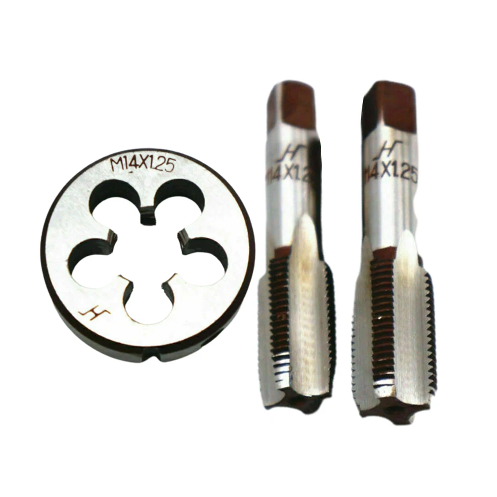 3Pcs HSS Tap And Die M14*1.25mm Metric Thread Right Hand For Damage Screws Bolts Repairing Removal Metalworking Manual Tools
3Pcs HSS Tap And Die M14*1.25mm Metric Thread Right Hand For Damage Screws Bolts Repairing Removal Metalworking Manual Tools