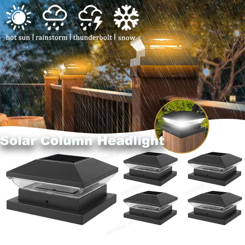 Solar Post Lamp Outdoor Garden Fence Pillar Head Light For Villa Gate Landscape Decoration IP65 Column Lamp solar outdoor light
Solar Post Lamp Outdoor Garden Fence Pillar Head Light For Villa Gate Landscape Decoration IP65 Column Lamp solar outdoor light