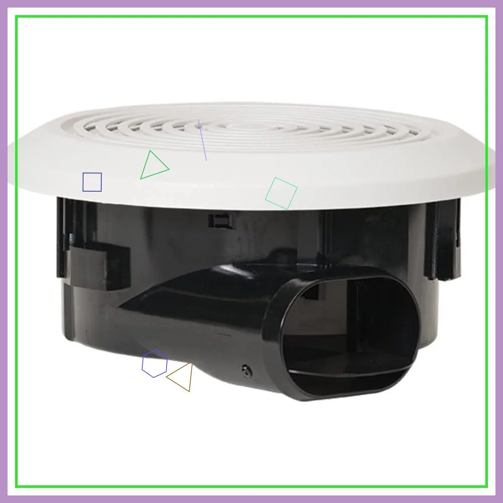 50 CFM Exhaust Fan, Non-Lighted, White - Quiet & Efficient Ventilation
50 CFM Exhaust Fan, Non-Lighted, White - Quiet & Efficient Ventilation