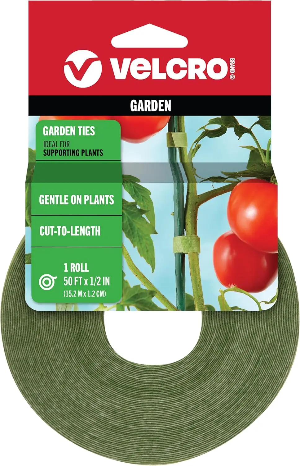 Reusable Garden Ties for Plant Support, 50 ft x 1/2 in, Green Recycled Plastic
Reusable Garden Ties for Plant Support, 50 ft x 1/2 in, Green Recycled Plastic